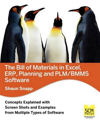 Book cover for The Bill of Materials in Excel, Erp, Planning and Plm/Bmms Software