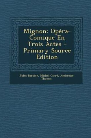 Cover of Mignon