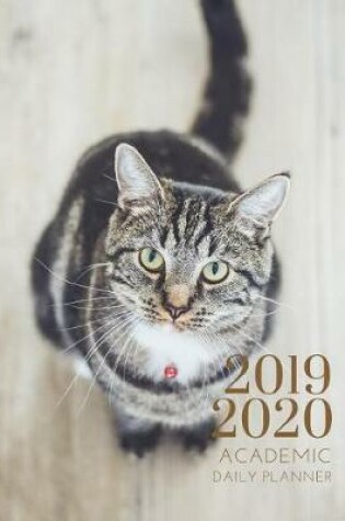 Cover of 2019-2020 Academic Planner With Hours Kitten Cat Daily Organizer