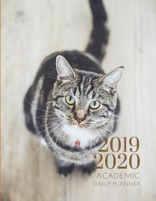 Book cover for 2019-2020 Academic Planner With Hours Kitten Cat Daily Organizer