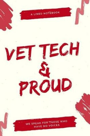 Cover of Veterinary Technician notebook