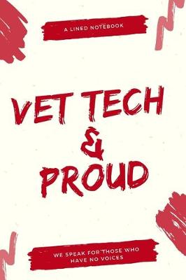 Book cover for Veterinary Technician notebook