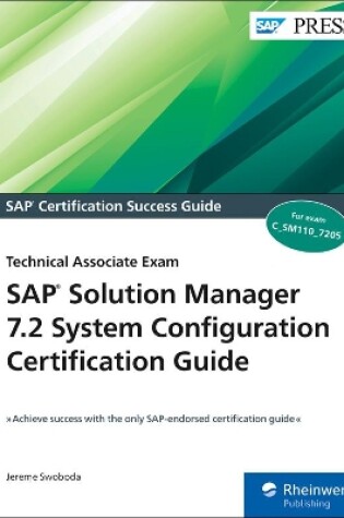 Cover of SAP Solution Manager 7.2 System Configuration Certification Guide