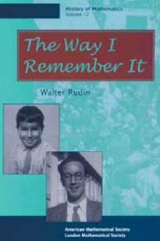 Cover of The Way I Remember it