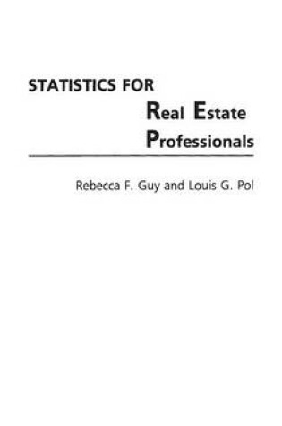 Cover of Statistics for Real Estate Professionals