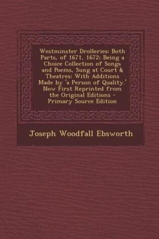 Cover of Westminster Drolleries