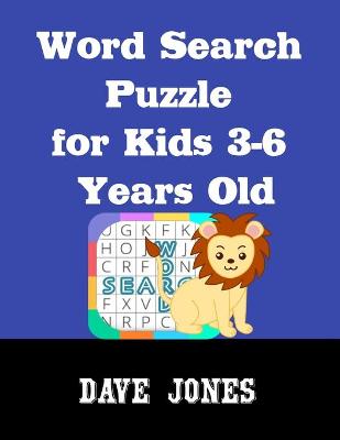 Book cover for Word Search Puzzle for Kids 3-6 Years Old