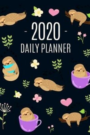 Cover of Sleeping Sloth Planner 2020