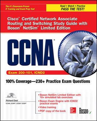 Book cover for CCNA Routing and Switching ICND2 Study Guide (Exam 200-101, ICND2), with Boson NetSim Limited Edition