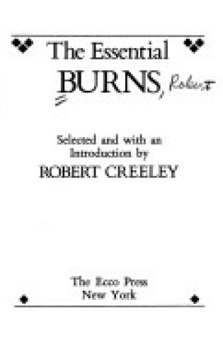 Cover of Essential Burns