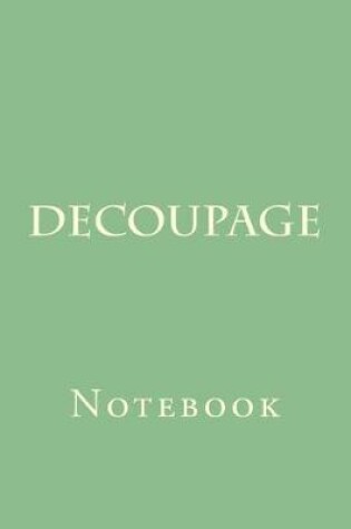 Cover of Decoupage