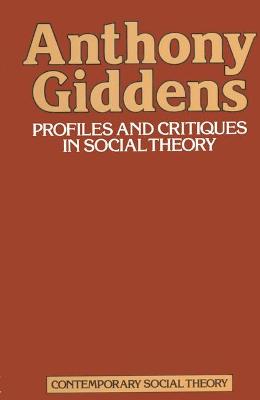 Cover of Profiles and Critiques in Social Theory