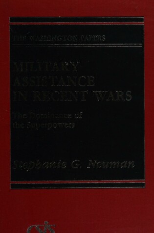 Cover of Military Assistance in Recent Wars