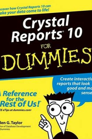 Cover of Crystal Reports 10 For Dummies