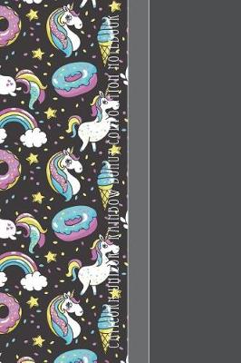 Book cover for Caticorn Unicorn Rainbow Donut Composition Notebook