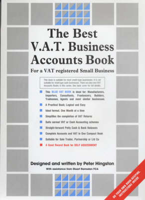 Book cover for The Best V.A.T. Business Accounts Book for a V.A.T. Registered Small Business