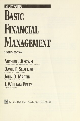 Cover of Basic Financial Management S/G