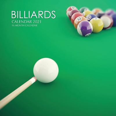 Book cover for Billiards Calendar 2021