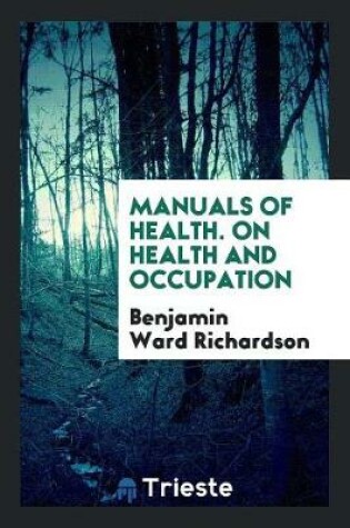 Cover of On Health and Occupation