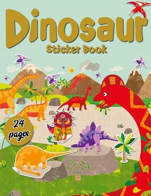 Book cover for Dinosaur Sticker Book