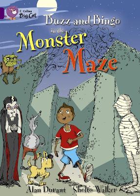 Book cover for Buzz and Bingo and the Monster Maze Workbook
