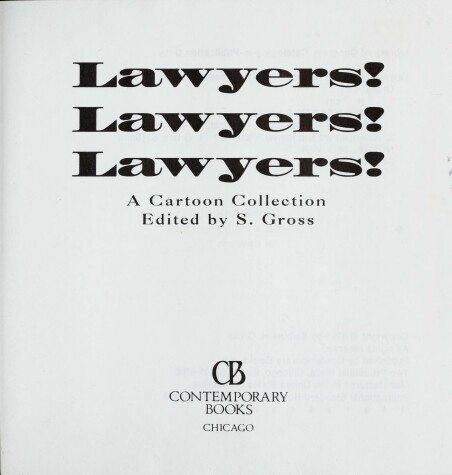 Book cover for Lawyers Lawyers Lawyers