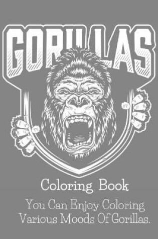 Cover of Gorillas Coloring Book