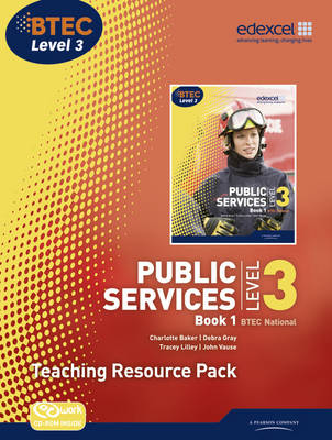 Book cover for BTEC Level 3 National Public Services Teaching Resource Pack