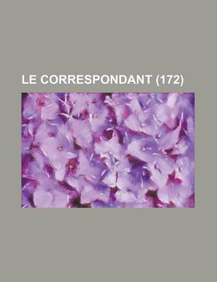 Book cover for Le Correspondant (172)