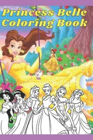 Cover of Princess Belle Coloring Book