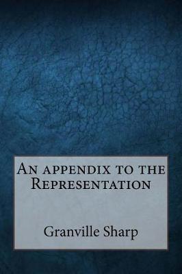 Book cover for An Appendix to the Representation