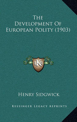 Book cover for The Development of European Polity (1903)