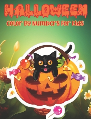 Cover of Halloween Color By Number for Kids