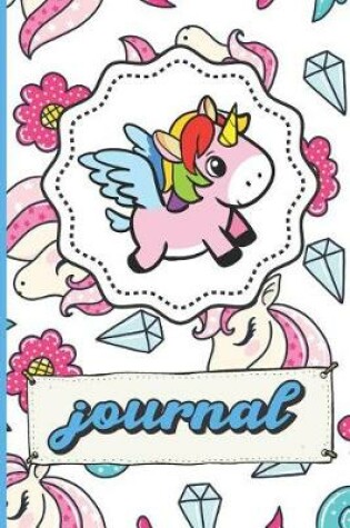 Cover of Pink Unicorns Diamonds Hearts And Flowers Journal