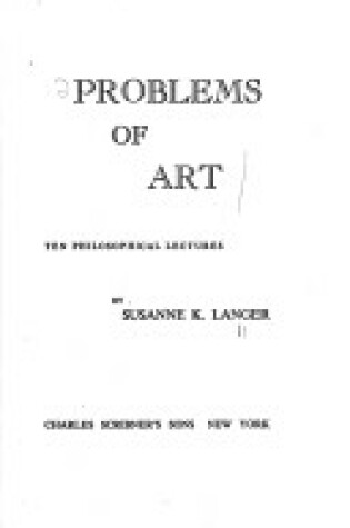 Cover of Problems Art