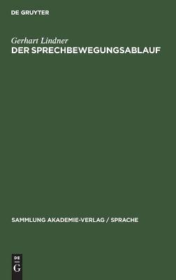 Book cover for Der Sprechbewegungsablauf