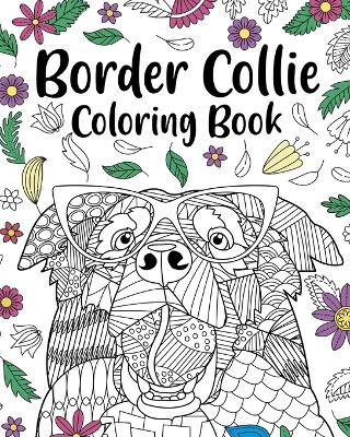 Book cover for Border Collie Coloring Book