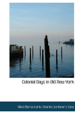 Cover of Colonial Days in Old New York