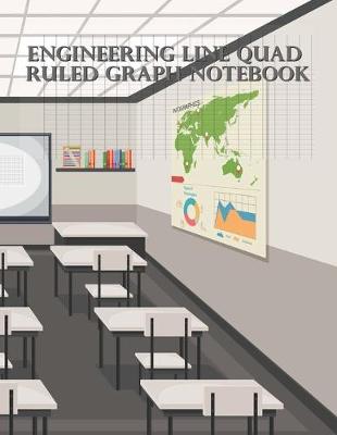 Book cover for Engineering Line Quad Ruled Graph Notebook