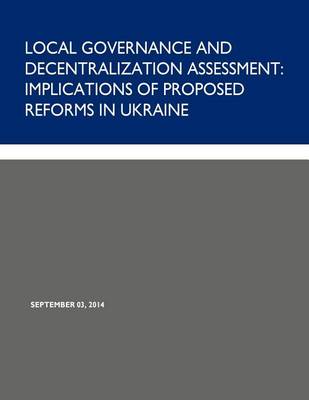 Book cover for Local Governance and Decentralization Assessment