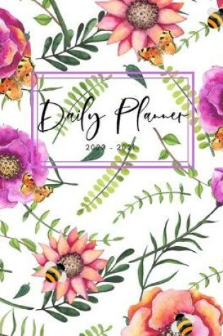 Cover of 2020 2021 15 Months Flower Branch Daily Planner