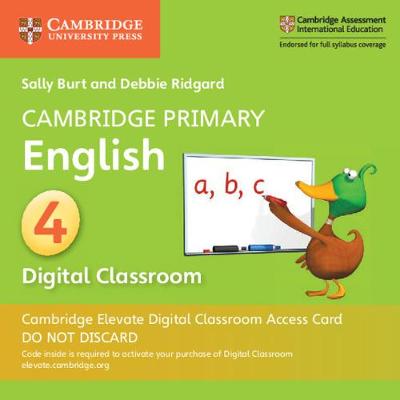 Book cover for Cambridge Primary English Stage 4 Cambridge Elevate Digital Classroom Access Card (1 Year)