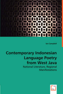 Book cover for Contemporary Indonesian Language Poetry from West Java