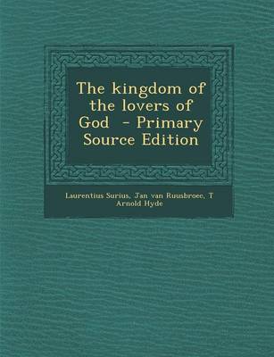 Book cover for The Kingdom of the Lovers of God