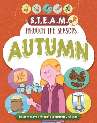 Book cover for STEAM through the seasons: Autumn