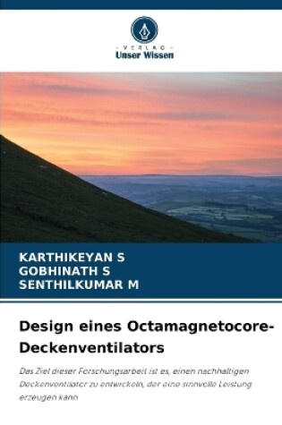 Cover of Design eines Octamagnetocore-Deckenventilators