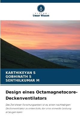 Book cover for Design eines Octamagnetocore-Deckenventilators