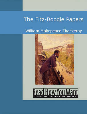 Book cover for The Fitz-Boodle Papers