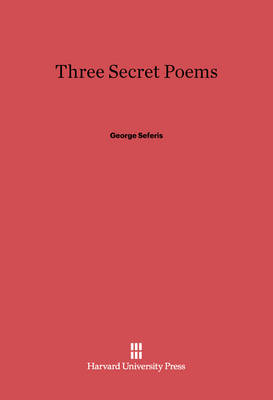 Book cover for Three Secret Poems