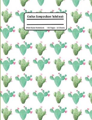 Book cover for Cactus Composition Notebook